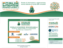Tablet Screenshot of forumenergierinnovabili.com